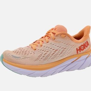 HOKA Clifton 8 Women's Orange Running Shoe Sneakers Z5752 Size 9B